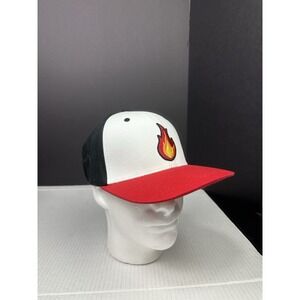 Street Crownz Red Black White Adjustable SnapBack "It's Lit"